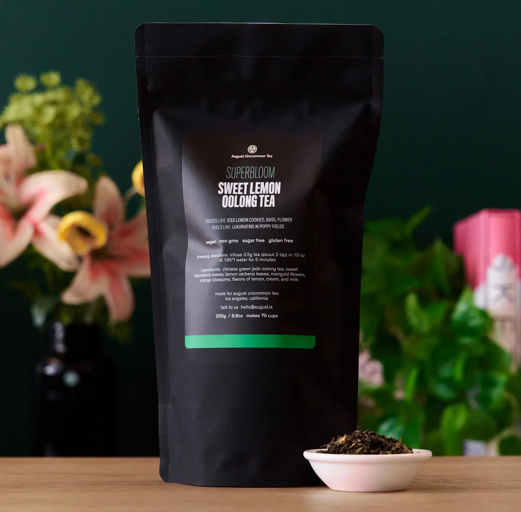 Superbloom - Sweet Lemon Oolong Green Tea by August Uncommon Tea