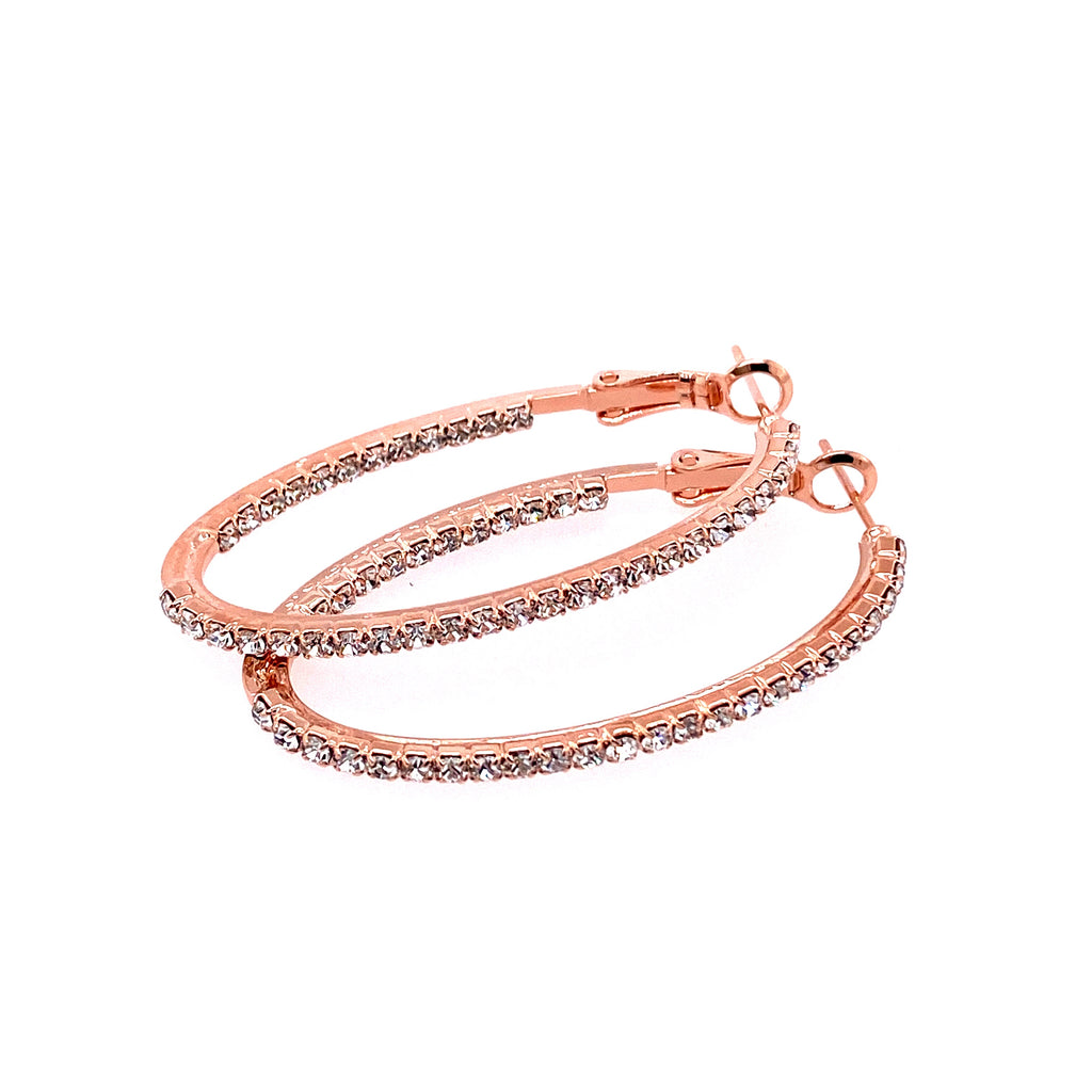 Crystal Oval Hoops Collection by picntell