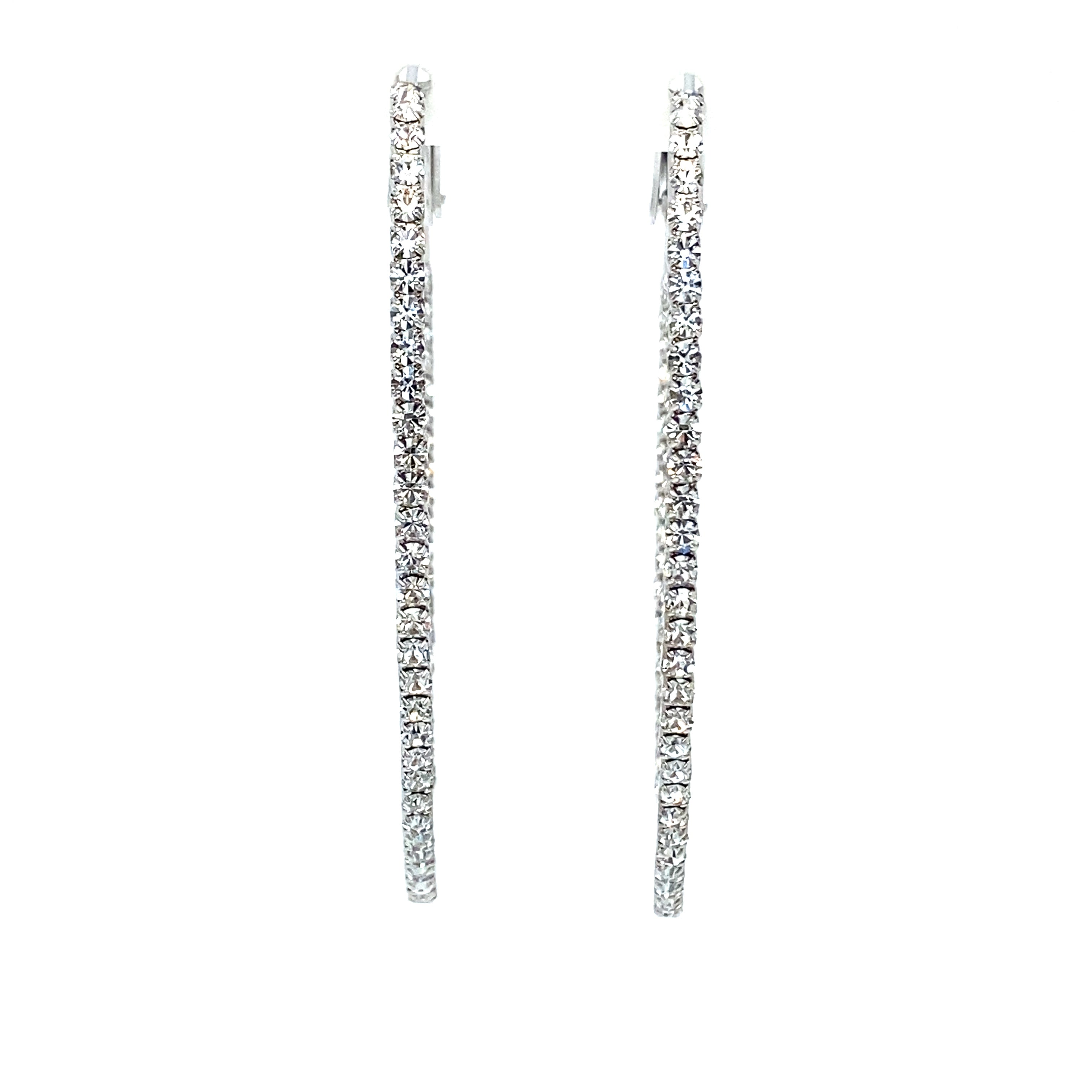 Crystal Oval Hoops Collection by picntell
