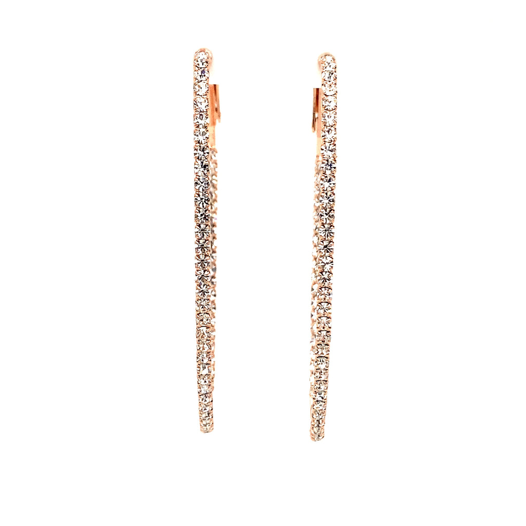 Crystal Oval Hoops Collection by picntell