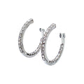 Round Crystal Hoops Collection by picntell