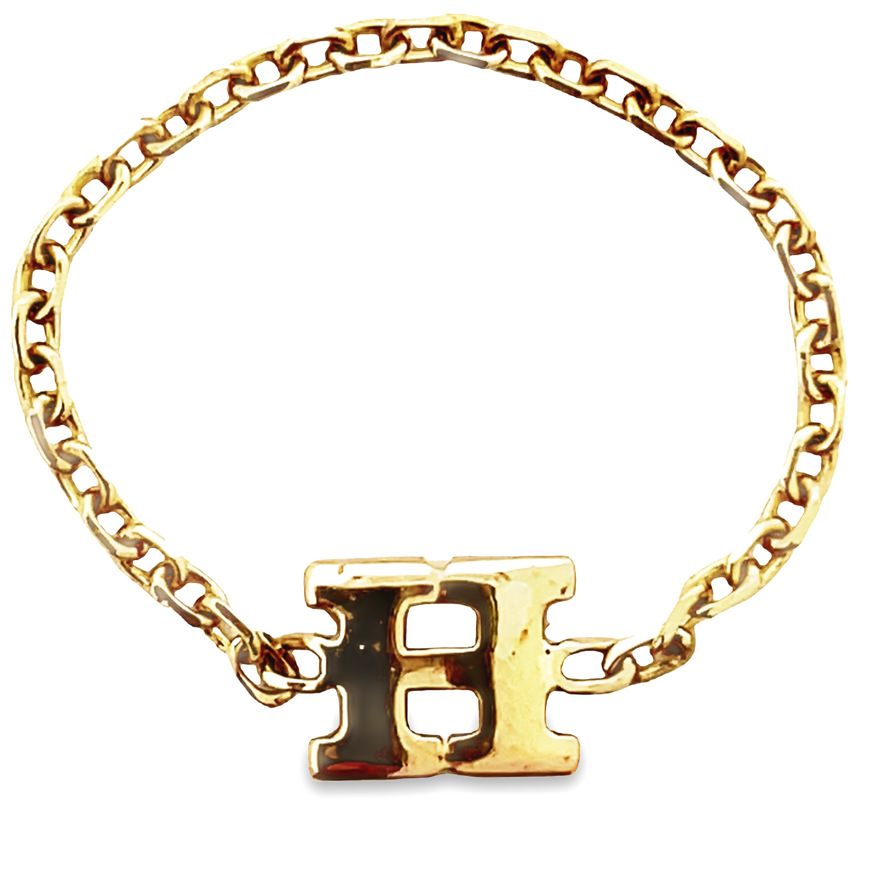 14K Initial Chain Rings by picntell