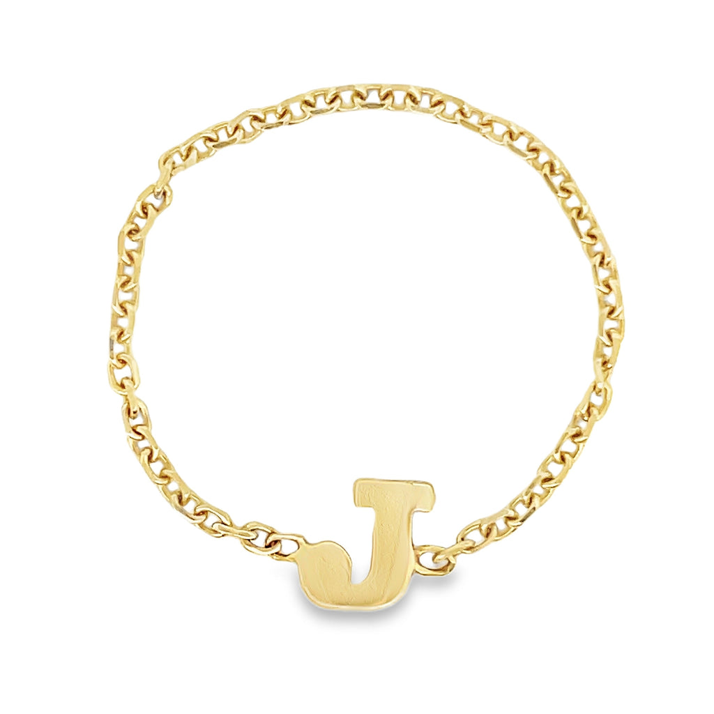 14K Initial Chain Rings by picntell