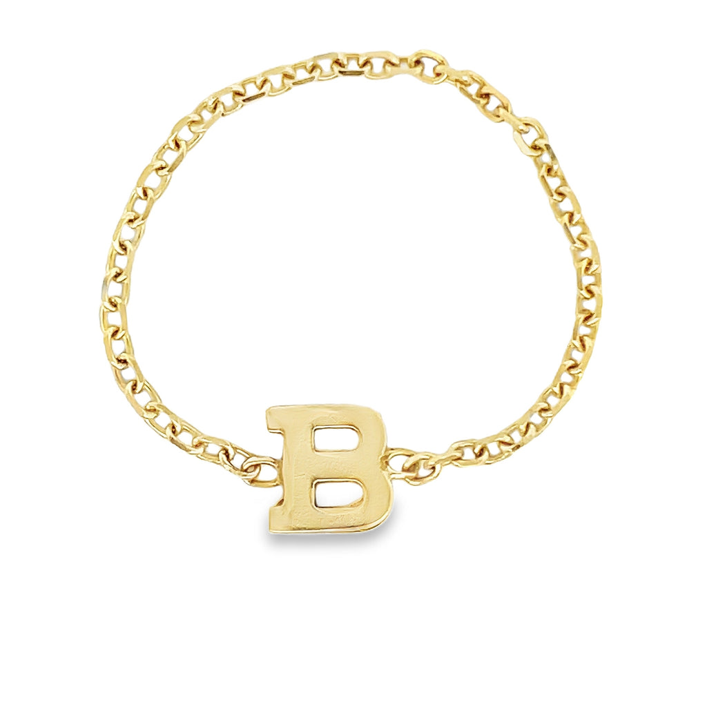 14K Initial Chain Rings by picntell