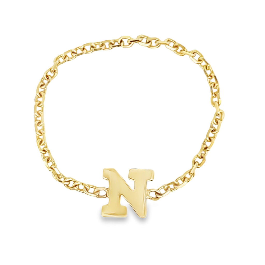 14K Initial Chain Rings by picntell