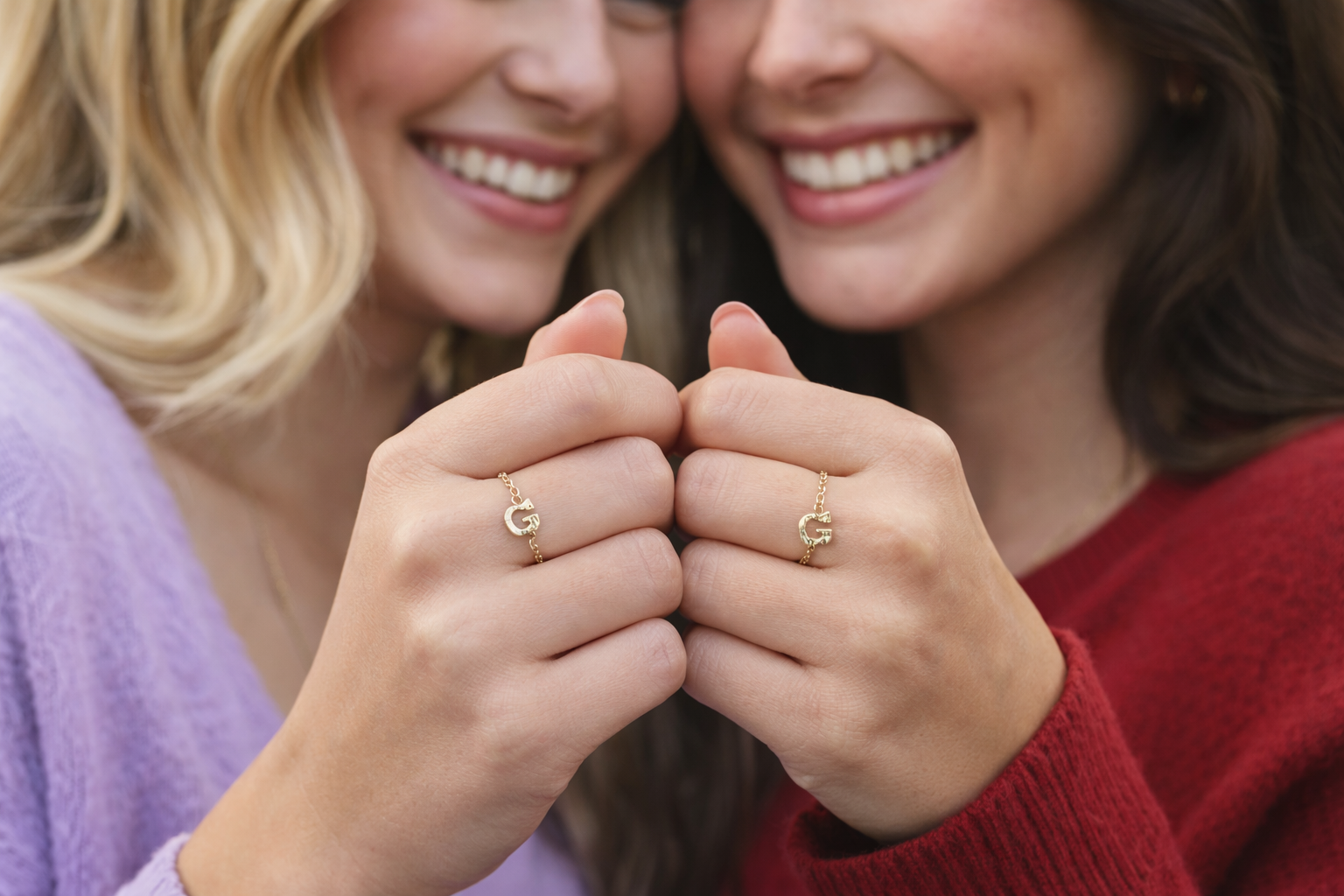 14K Initial Chain Rings by picntell