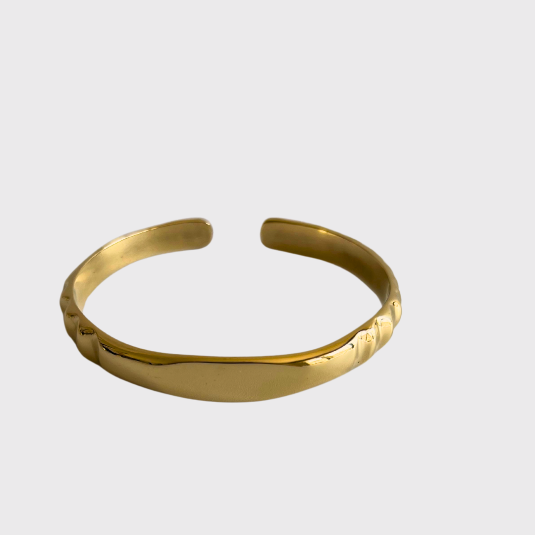 Signet Brass Cuff Bracelet | Jana