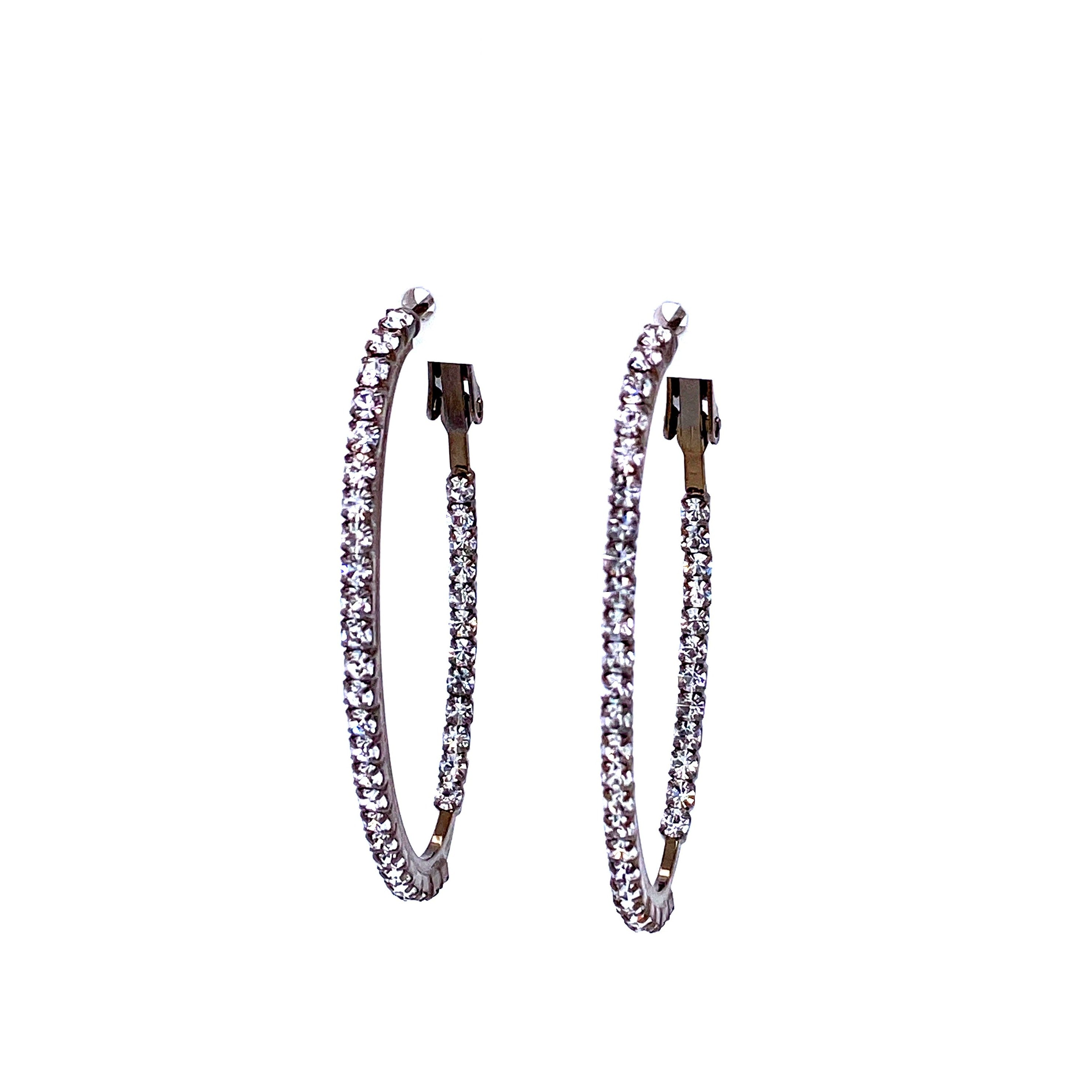 Crystal Oval Hoops Collection by picntell
