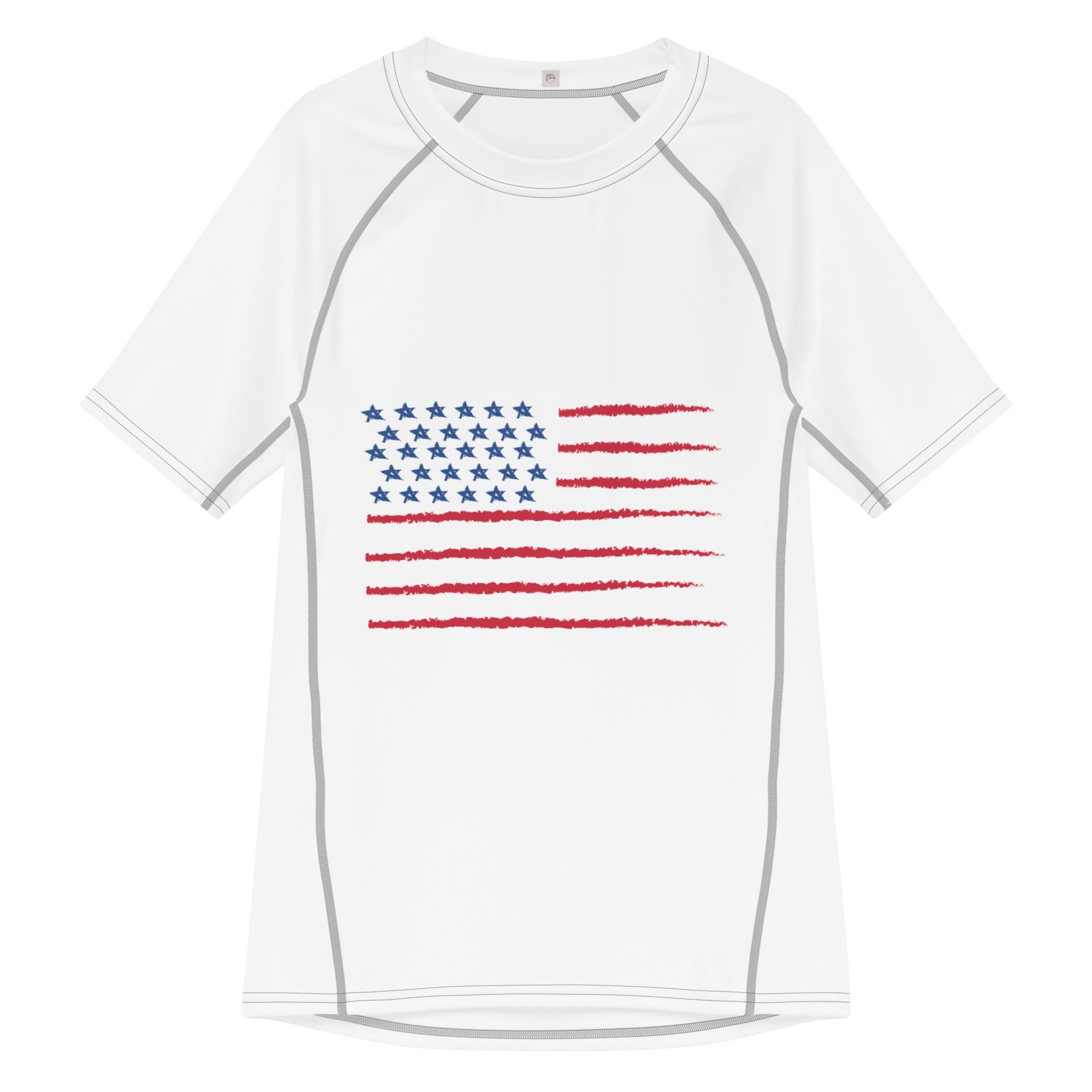 USA All-over print men’s rash guard by Latinamom33