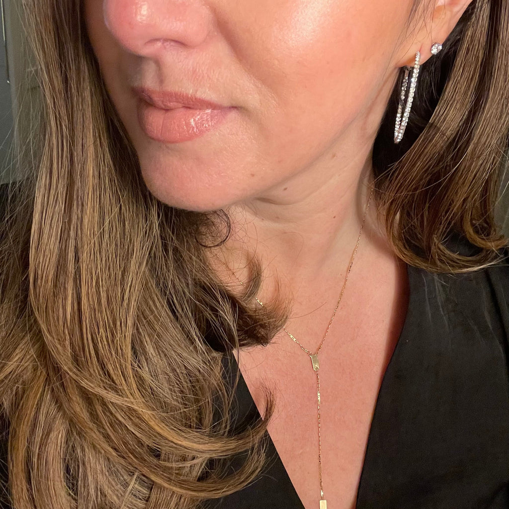 Round Crystal Hoops Collection by picntell