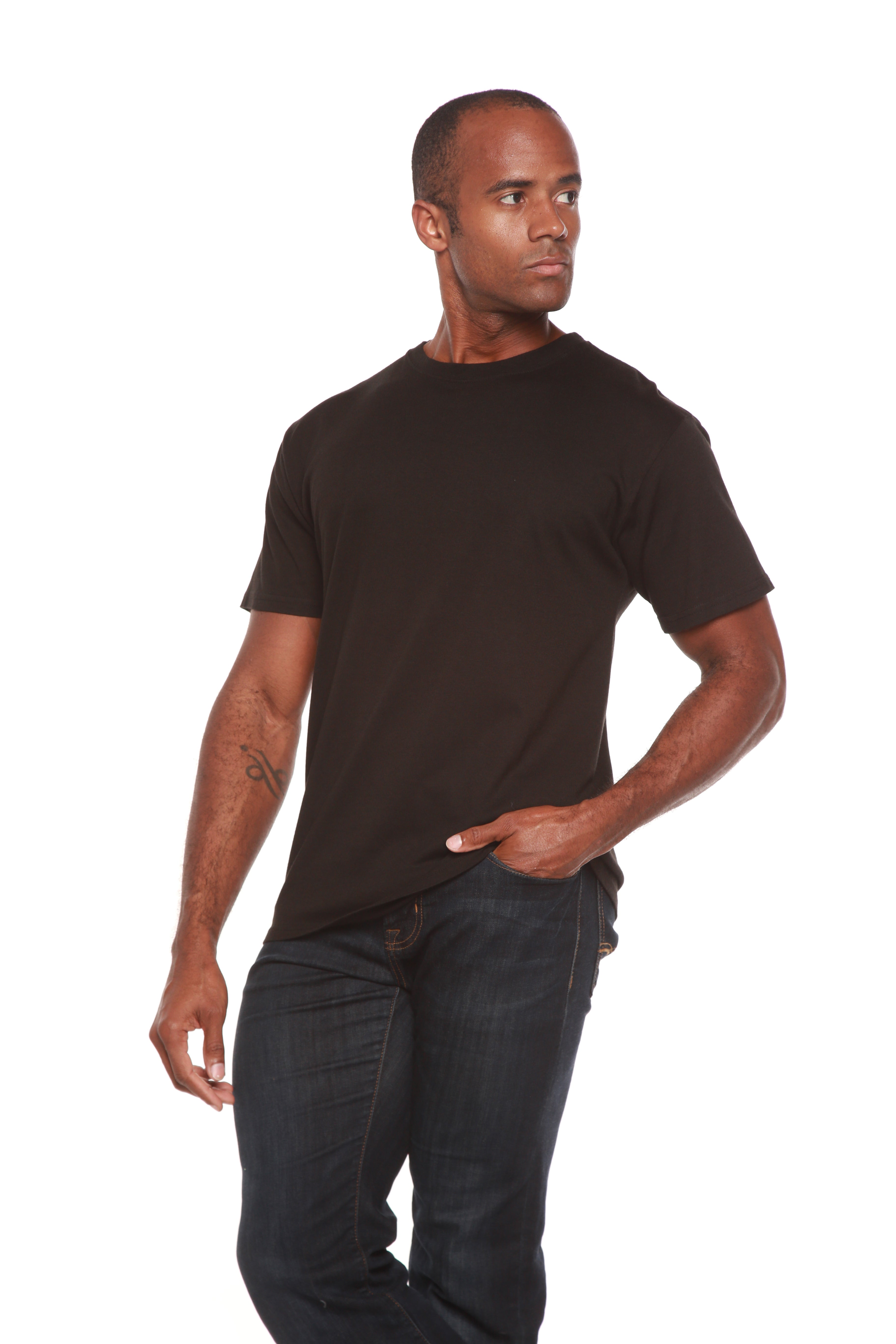 The Original Men's Bamboo Viscose/Organic Cotton Short Sleeve T-Shirt - Classic Cut by Spun Bamboo