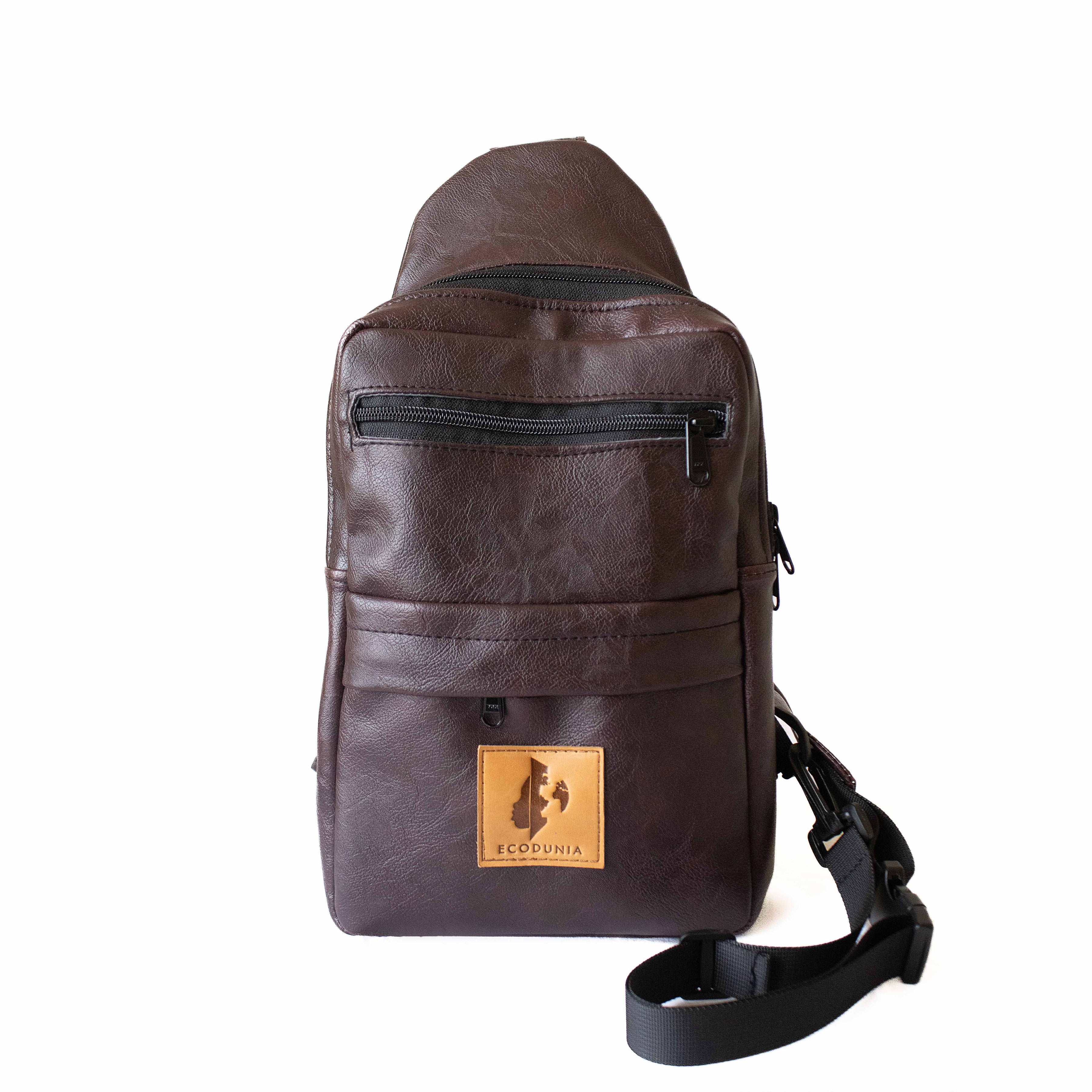 Large Vegan Leather Crossbody Sling Bag | Umoja